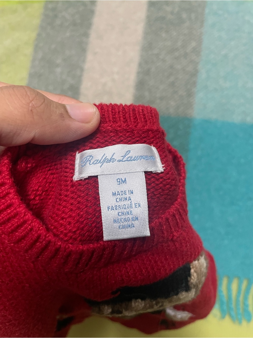 Polo Ralph Lauren Kids Polo Bear Cotton Jumper - Picture 3 of 4